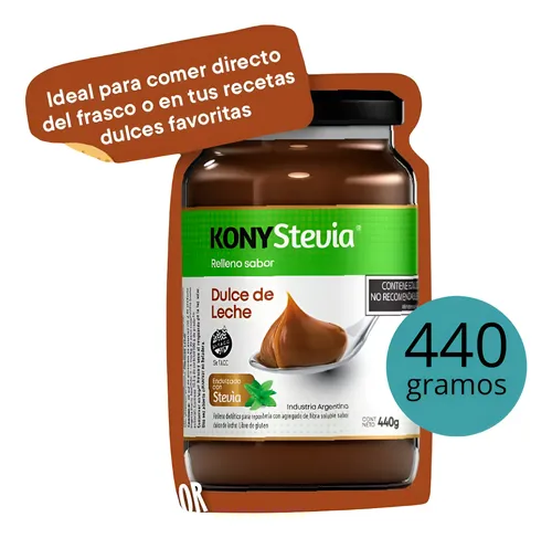 Dulce de Lache con Stevia x 440gr - Kony