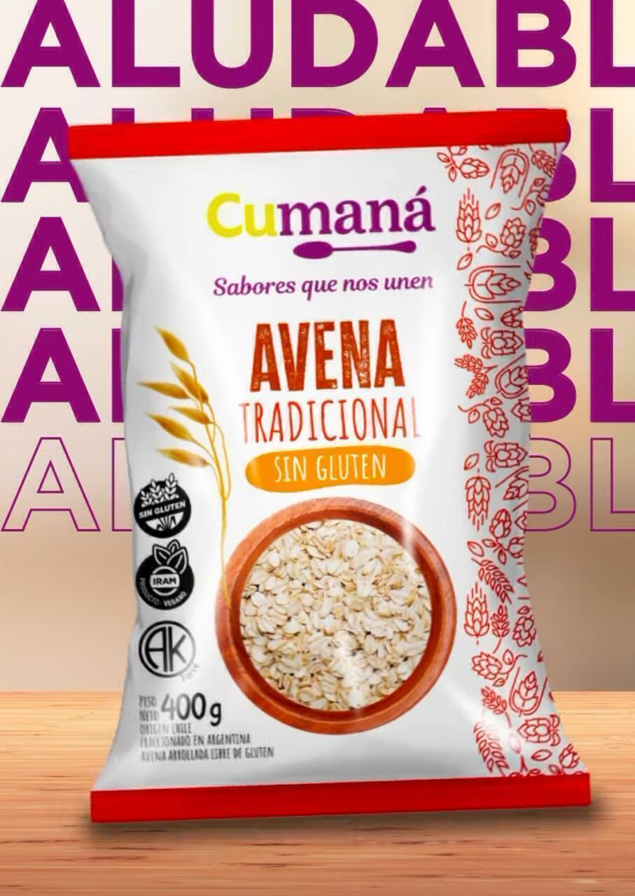 Avena Tradicional x 400 grs. SIN TACC-Cumana