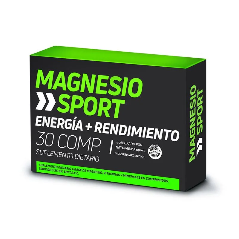 Magnesio Sport x 30 com.- Natufarma