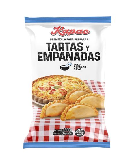 Pre Mezcla Tapas y Empanadas x 500 grs. Kapac