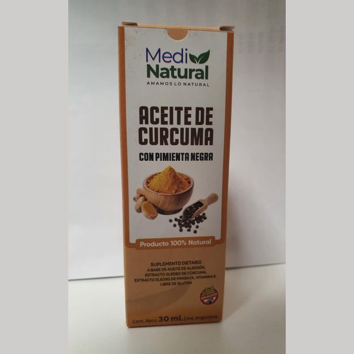 Aceite de curcuma + pimienta x 30ml