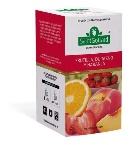 Frutilla Durazno Naranja x 20saq-Saint Gottard