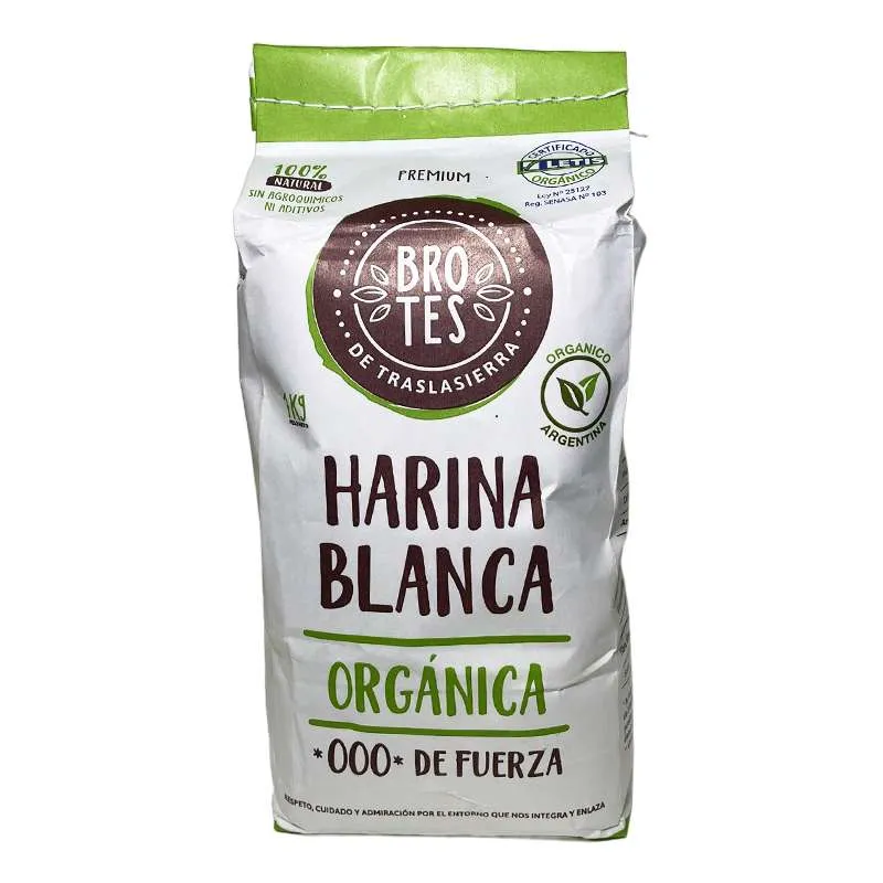 Harina Blanca 000 ORGANICA -Brotes x 1 kilo