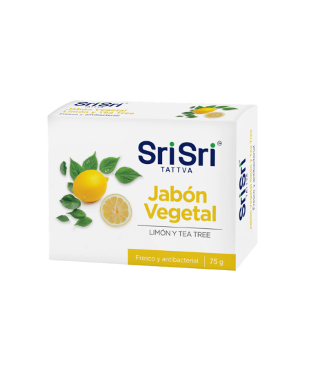 JABON VEGETAL LIMON Y TEA TREEx 75g SRI
